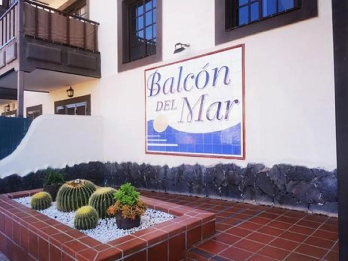 Ocean Balcony In Balcon Del Mar Apartment Costa Del Silencio Spain